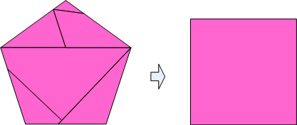 pentagon to square