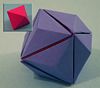 two octahedra make a rhombic dodecahedron
