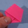 a pentagonal shaped knot in a strip of paper
